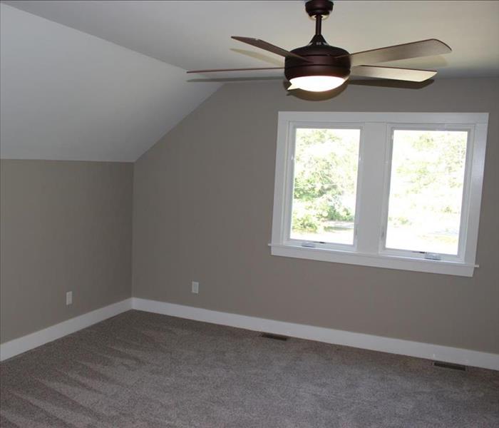 remodeled, all new ceiling, walls, carpeting plus a ceiling fan