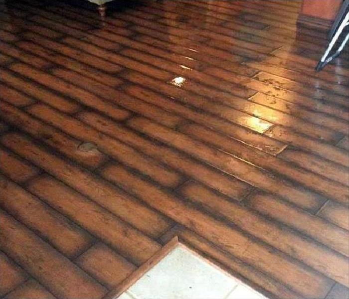 water damaged flooring