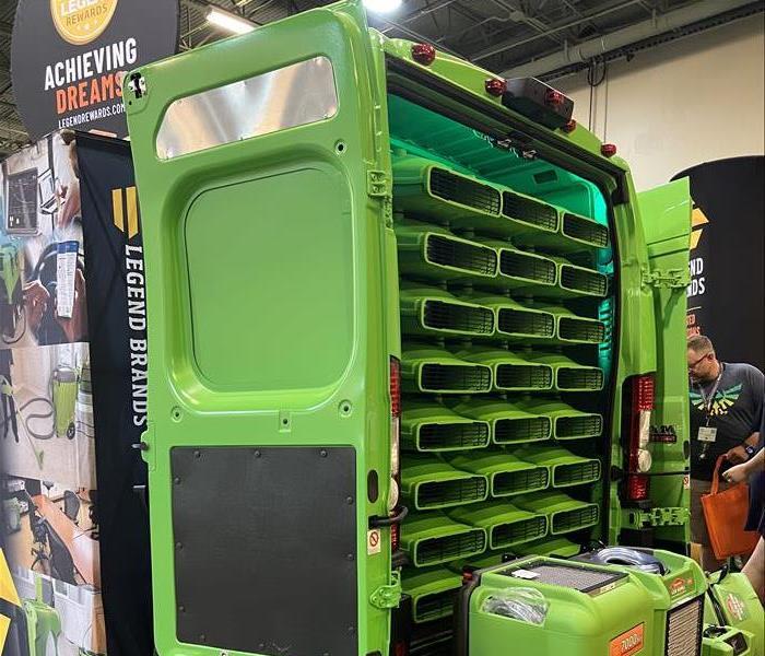 SERVPRO Equipment Displayed at Trade Show