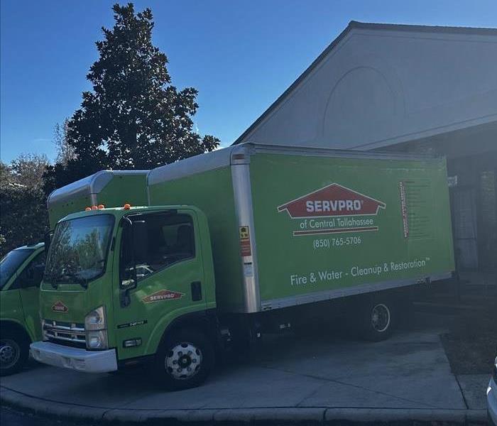 SERVPRO of Central Tallahassee arrives to provide water damage resoration